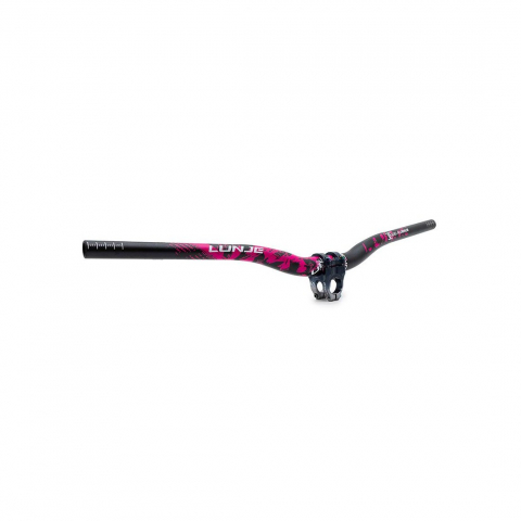 Ghidon 720mm cu rise 25mm negru/roz [3]