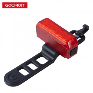 Ciclism - Stop Led Gaciron W11R, 15 lumeni, incarcare usb, impermeabilitate IPX4