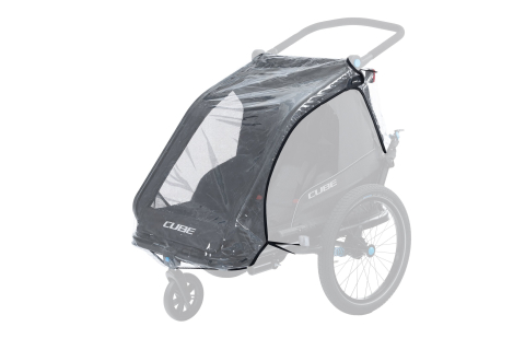 HUSA PLOAIE CARUCIOR CUBE KIDS TRAILER DOUBLE Transparent [2]