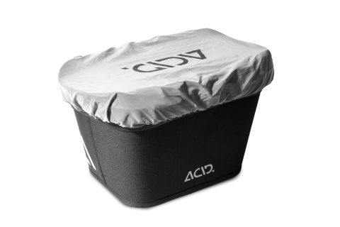 Ciclism - HUSA PLOAIE GEANTA ACID HANDLEBAR BASKET CITY 15 FILINK Grey Reflective