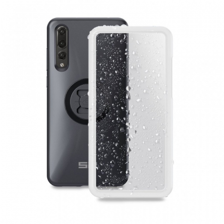 Suport telefon bicicleta - Husa silicon transparenta SP Connect Huawei P20 Pro