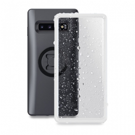 Suport telefon bicicleta - Husa silicon transparenta SP Connect Samsung S10