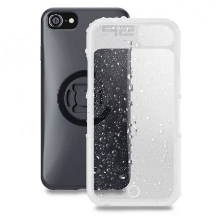 Suport telefon bicicleta - Husa silicon transparenta SP Connect Samsung S7 Edge