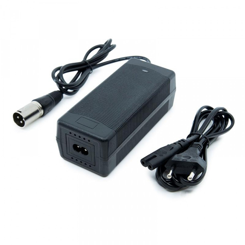 Piese trotinete electrice - Incarcator trotineta electrica 48V, Output 54.6V/ 2A mufa XLR