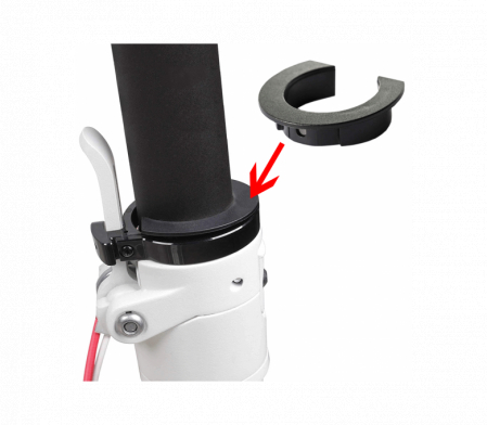 Inel protectie pentru carlig cu blocare sistem de pliere pentru trotineta electrica Xiaomi Mijia M365 / M365 Pro / 1S / Pro 2, negru [1]