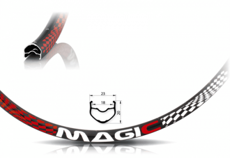 Ciclism - Janta Aluminiu REMREX MAGIC 27.5(650B) x 32H