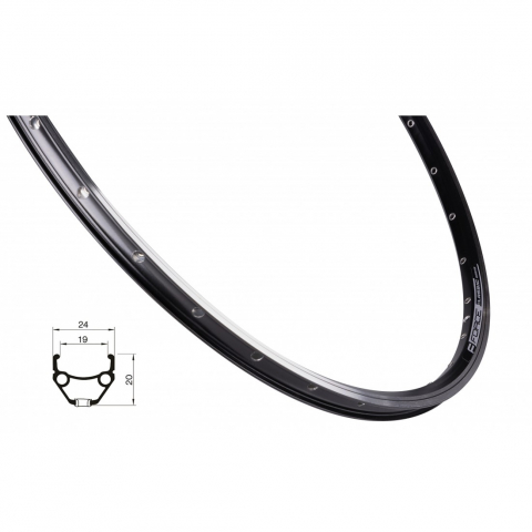 Piese biciclete - Janta Force Classic 622x19 36H Neagra