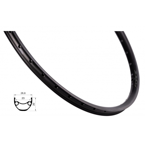 Ciclism - Janta Force XC Disc 559x23 32H black