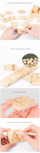 Joc Montessori din Lemn Placute Litere - Joc lemn montessori senzorial Alfabetul [2]