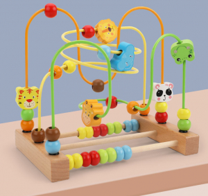Labirint motricitate cu abac Animale – joc lemn [2]