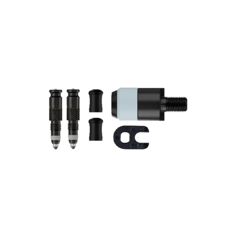 Ciclism - KIT CONVERSIE SCHWALBE CLIK Valve + Adaptor Cap pompa