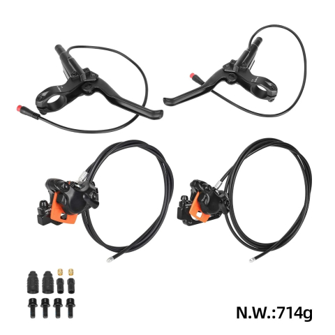 KIT FRANE HIDRAULICE NUTT Y5 CU SENZORI MOTOR SI ETRIERI PARTEA STANGA PENTRU BICICLETE SI TROTINETE ELECTRICE [17]