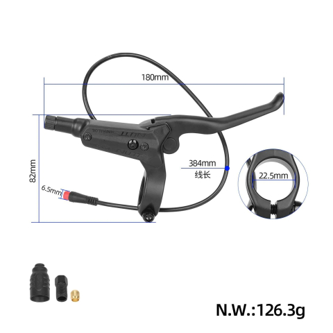 KIT FRANE HIDRAULICE NUTT Y5 CU SENZORI MOTOR SI ETRIERI PARTEA STANGA PENTRU BICICLETE SI TROTINETE ELECTRICE [3]