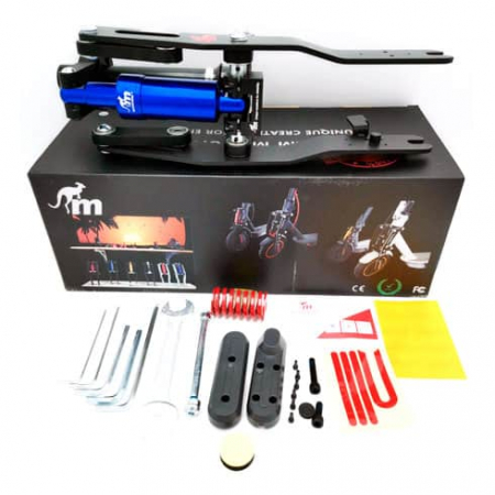 Piese trotinete electrice - Kit suspensie frontala Monorim V4 pentru trotineta electrica Xiaomi Mijia M365/Pro/Pro2 - albastru