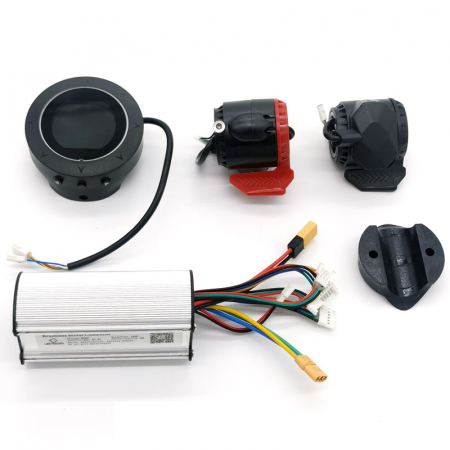 Piese trotinete electrice - Kit trotineta electrica 36V 350W -  controller, display, maneta frana si maneta acceleratie