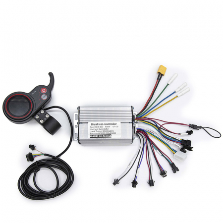 Piese trotinete electrice - Kit trotineta electrica controller + display GT-100 36/48V 25A 500W