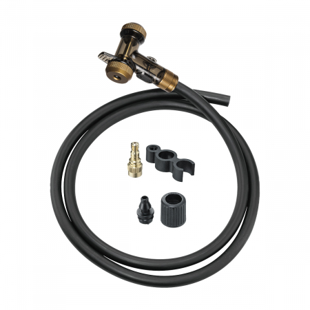 Ciclism - Kit upgrage pompa Topeak TubiHead, TUBH-01, cap tubeless include furtun si multiple adaptoare