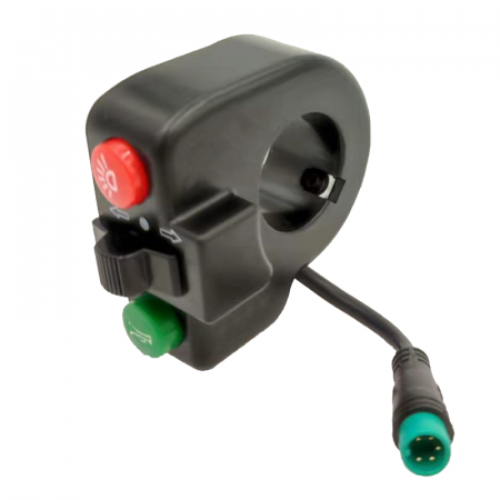 Piese trotinete electrice - Buton de lumină și claxon trotineta electrica (rezistent la apă)
