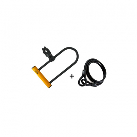 Ciclism - Lacat Luma Enduro 35 HU 320 portocaliu cu suport Sopmulti C4 plus bucla