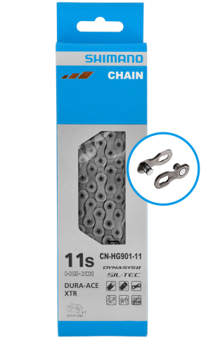 Ciclism - LANT BICICLETA SHIMANO CN-HG901 DURA-ACE, XTR, PENTRU 11 PINIOANE 116 ZALE, ZA QUICK LINK