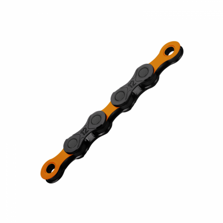 Piese biciclete - Lant KMC DLC 12 Negru/Portocaliu 12 Viteze 126 Zale
