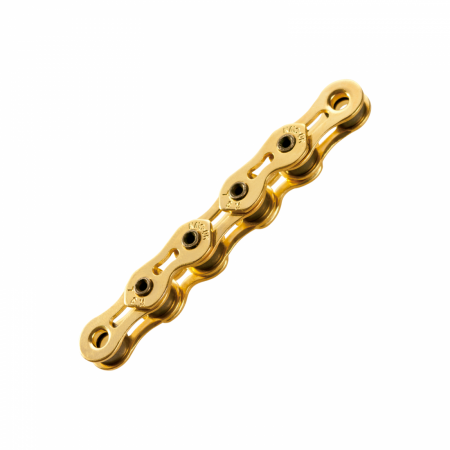 Piese biciclete - Lant KMC K1SL Wide Ti-N Single-Speed Gold 100 Zale