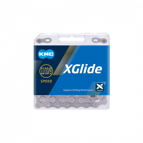Piese biciclete - Lant KMC X-Glide Cues 9/10/11 viteze 126 Zale Gri