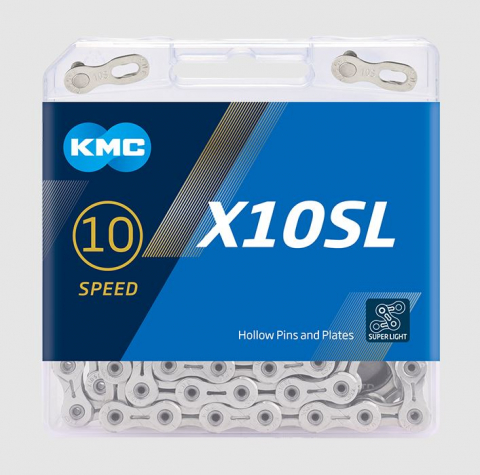 Piese biciclete - Lant KMC X10SL Silver 10 Viteze 114 Zale