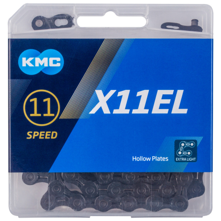 Piese biciclete - Lant KMC X11EL BlackTech 118 Zale