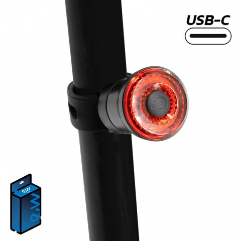 Ciclism - Lumina spate LED reincarcabila pentru trotinete/biciclete EWL007