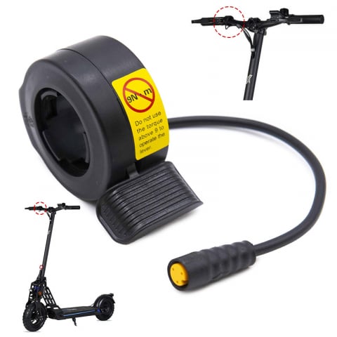 Piese trotinete electrice - Maneta acceleratie trotineta electrica cu 3 pini