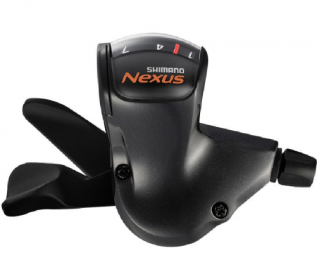 Manete schimbator bicicleta - Maneta de schimbator Shimano Nexus SL-7S50, dreapta 7 vit., rapidfire plus