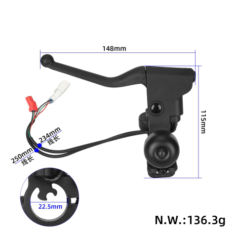 Maneta frana cu semnalizare si sonerie pentru trotineta electrica Xiaomi Elite [3]