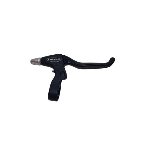 Ciclism - Maneta frana dreapta Tektro CL530 TS, 4 degete, negru/gri