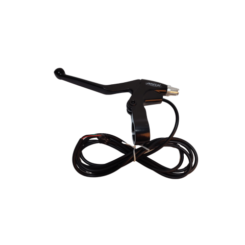 Ciclism - Maneta frana stanga e-bike Bafang, cablu 1600 mm, plastic/aluminiu, Negru