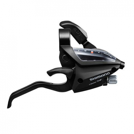 Ciclism - Maneta schimbator-frana Shimano Tourney ST-EF5002 - 3v, Stanga-Fata