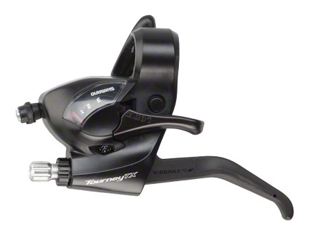 Ciclism - Maneta Schimbator-Frana Shimano Tourney TX ST-TX800-L, 3V, Stanga