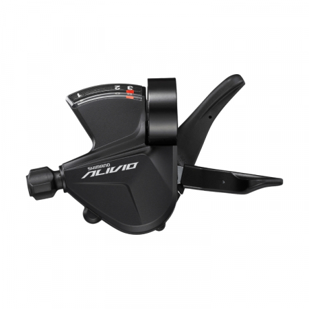 Manete schimbator bicicleta - Maneta schimbator Shimano Alivio M3100-L, stanga-fata, 3viteze