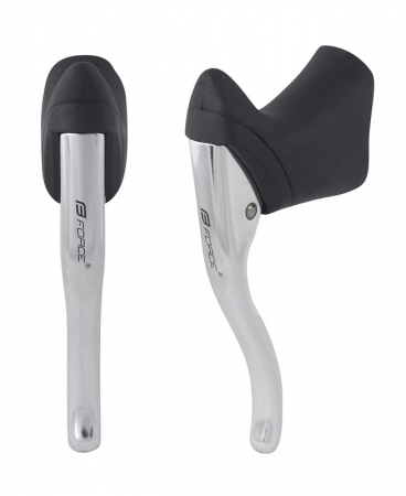 Piese biciclete - Manete de frana Force Aero al argintii