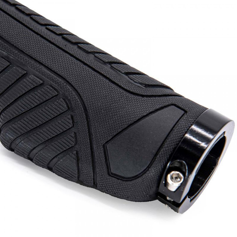 Mansoane ergonomice gripuri pentru trotineta electrica negre cu doua inele de blocare [3]