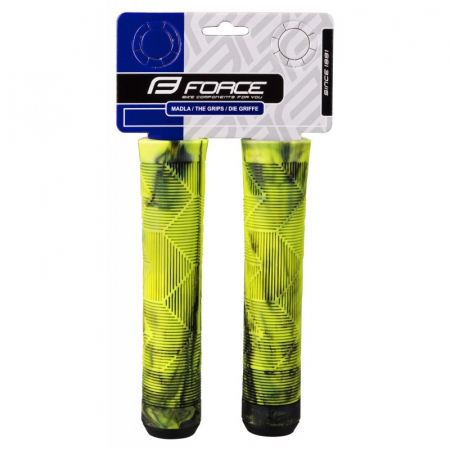 Mansoane Force BMX 145, cauciuc, negru/fluo [2]