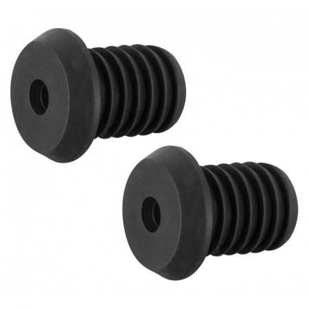 Mansoane Force BMX 145, cauciuc, negru/rosu [1]