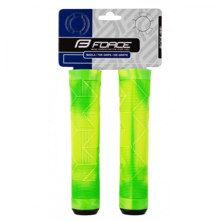 Mansoane Force BMX 145, cauciuc, verde/galben [2]