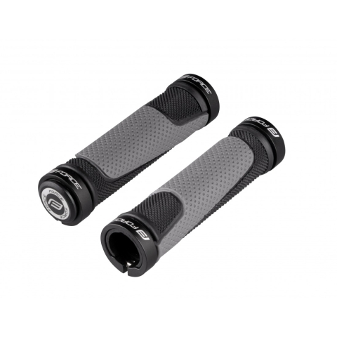 Piese biciclete - Mansoane Force ROSS cu suruburi, negru-gri