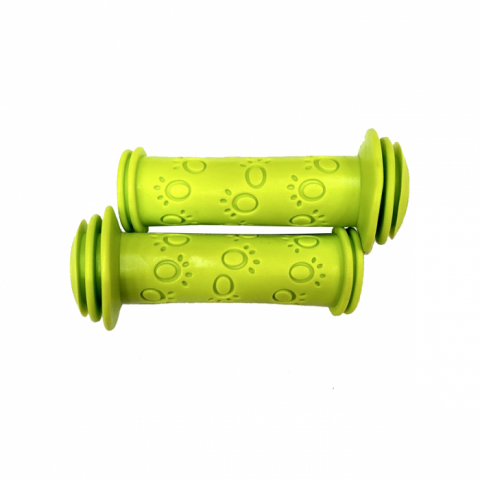 Ciclism - Mansoane ghidon copii XH-G05, 113mm, PVC, Verde Neon