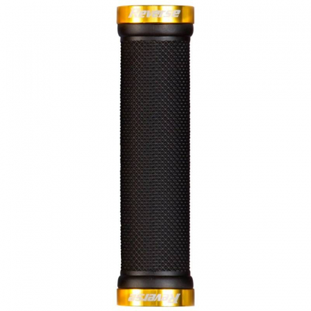 Mansoane Reverse Classic Lock On 130/29mm Negru/Auriu Ciclism - Mansoane Reverse Classic Lock On 130/29mm Negru/Auriu