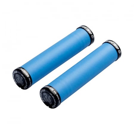 Piese biciclete - Mansoane Reverse Seismic Ergo Lock On 145x34 mm Albastru/Negru