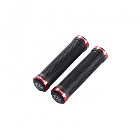 Ciclism - Mansoane Reverse Spin Lock-On negru/rosu 30mm
