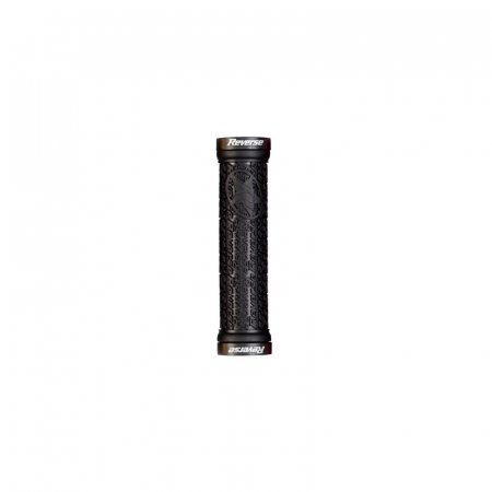 Ciclism - Mansoane Reverse Stamp Lock-On 135/30mm Negru/Negru