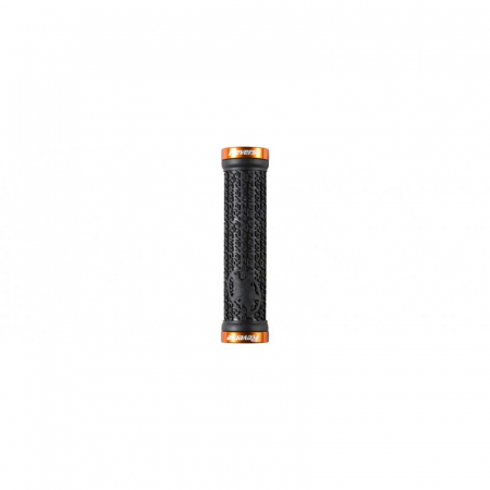 Ciclism - Mansoane Reverse Stamp Lock-On 135/30mm Negru/Portocaliu